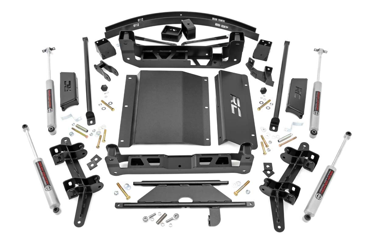 Rough Country 6″ Lift Kit for 88-98 Chevy/GMC C1500/K1500/SUV 4WD -27630