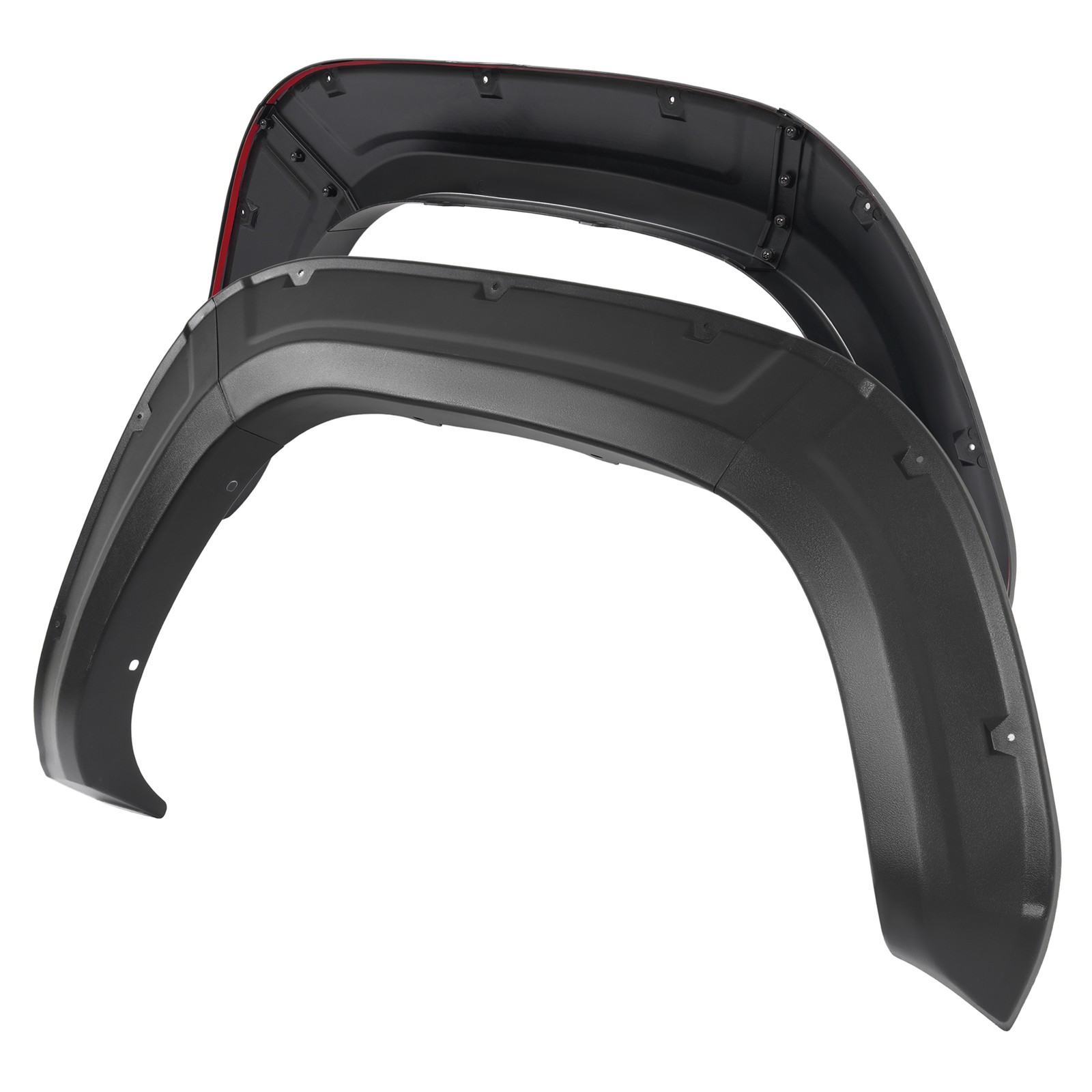 Front Rear Pocket Rivet Fender Flares Set Textured For 2016-2023 Toyota Tacoma
