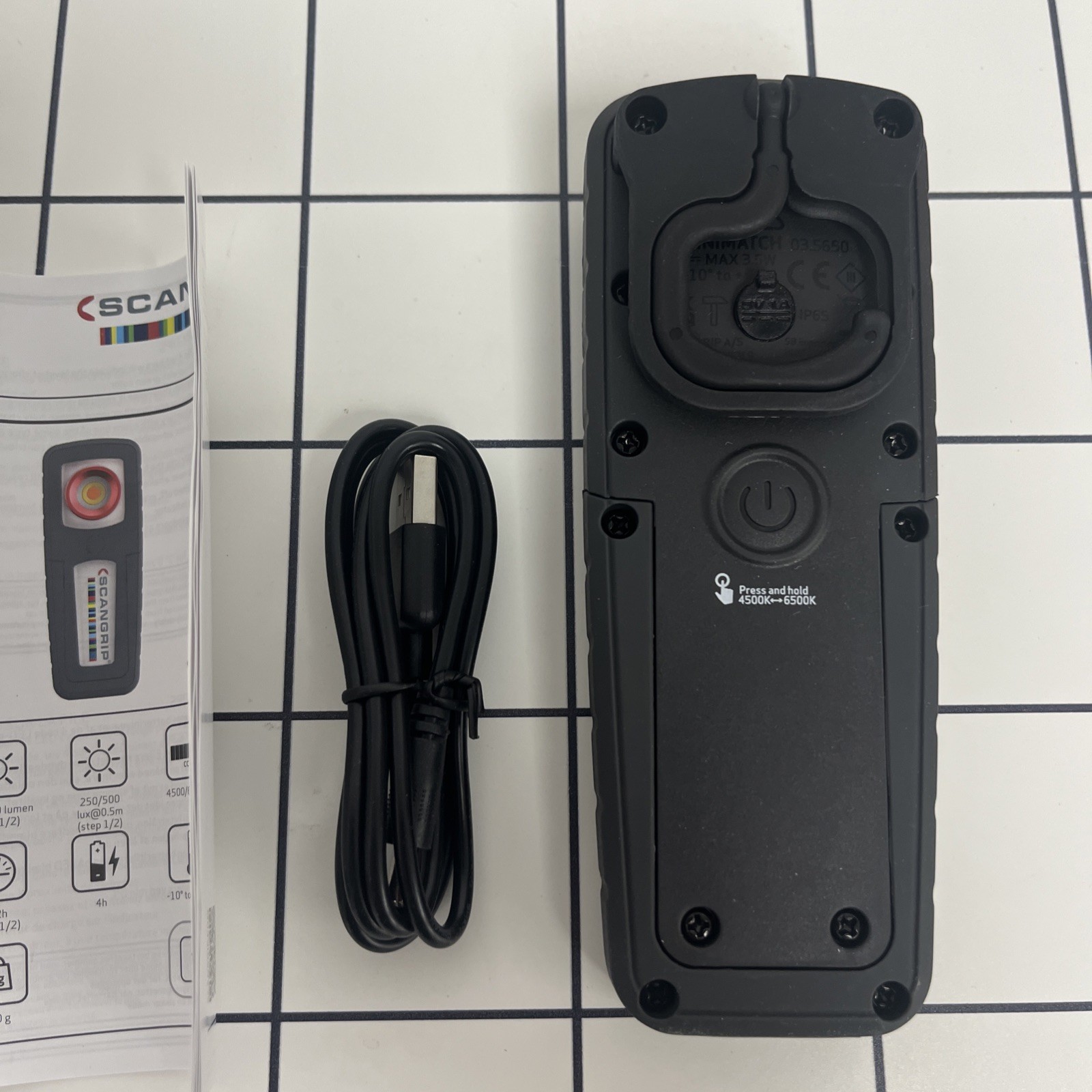 ScanGrip MiniMatch Auto Detailing LED Light – Scan Grip Rechargeable Hand Held