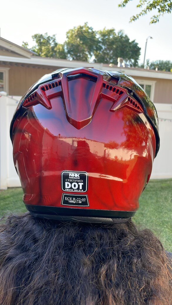 venom carnage motorcycle helmet