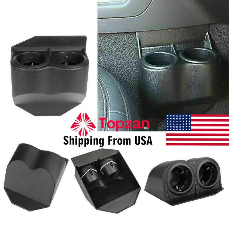 Black Travel Water Auto Dual Cup Holders Fit Corvette C5 C6 GMC 1997-2013 USA