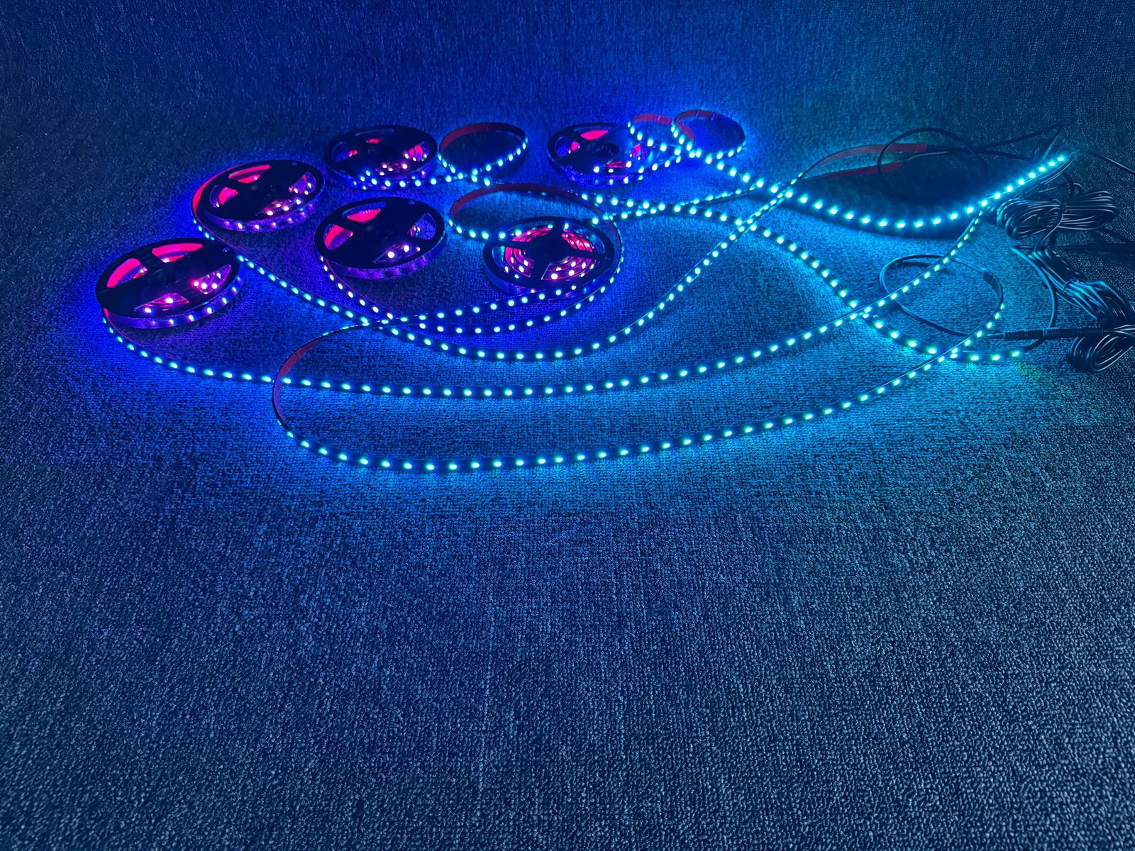 Clear Tinted Smoked CHASING IP65 Flexible LED Light Strips Slingshot APP+Remote