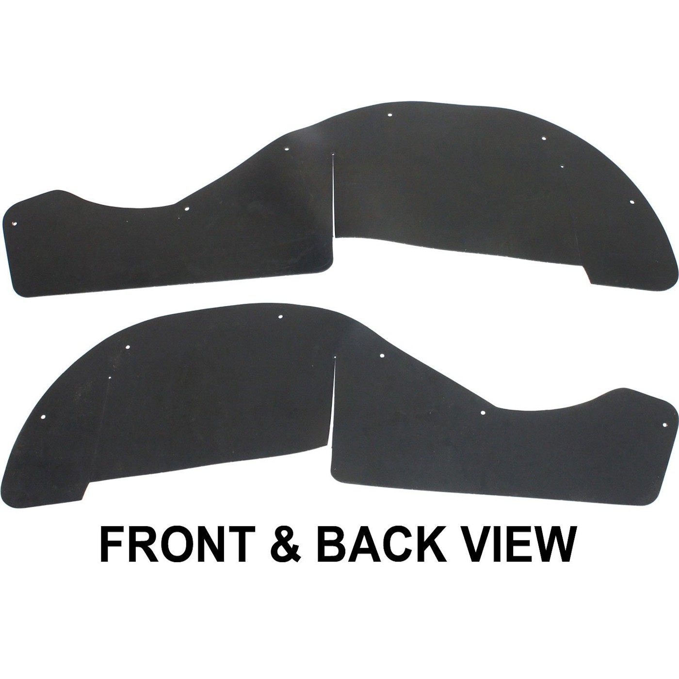Splash Shield For 94-2004 Chevrolet S10 95-2005 Blazer Front LH & RH Set of 2
