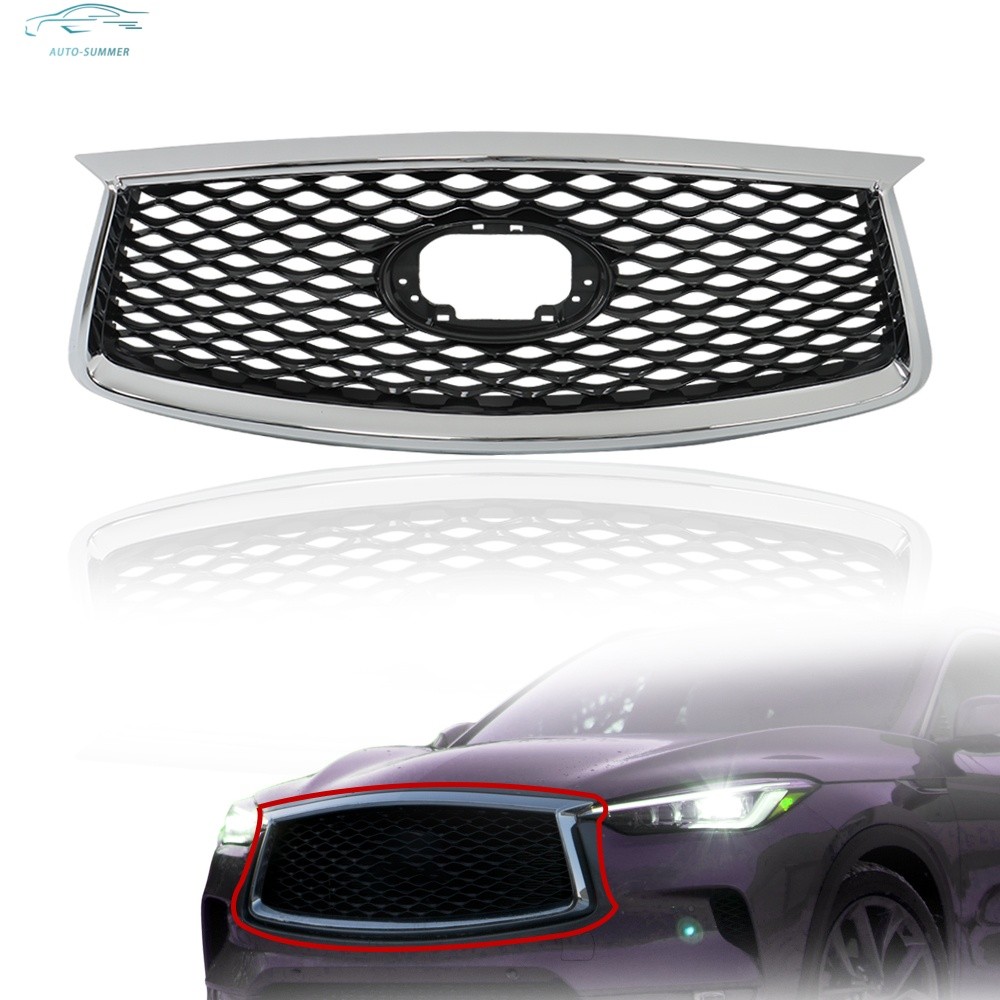 F23106HH1A For Infiniti QX50 2019-2023 Front Upper Grille Without Camera Hole