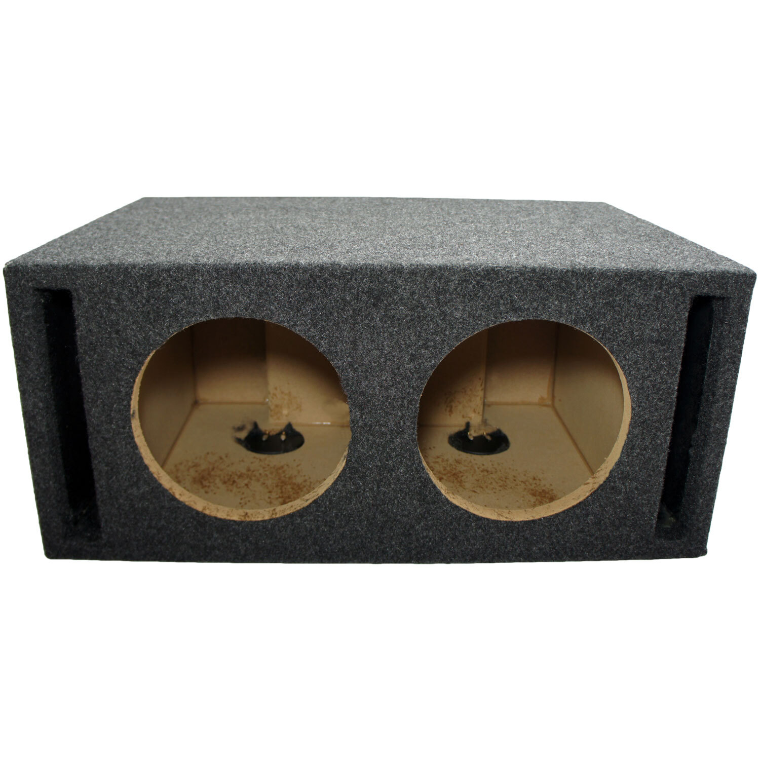 Car Audio Dual 8″ SPL Bass Subwoofer Labyrinth Vent Sub Box Stereo Enclosure