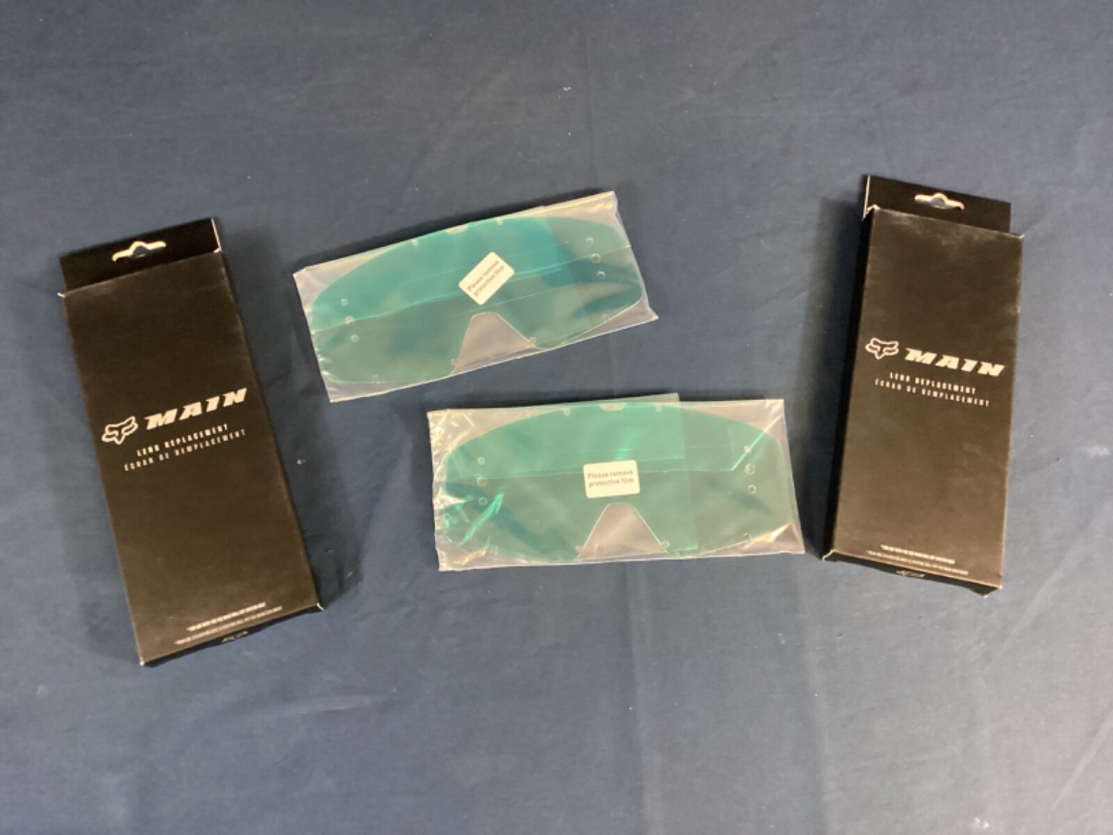 NEW Fox Main Replacement Lenses, (2 pk), 100% UV Protection, Green 15773-903-NS*