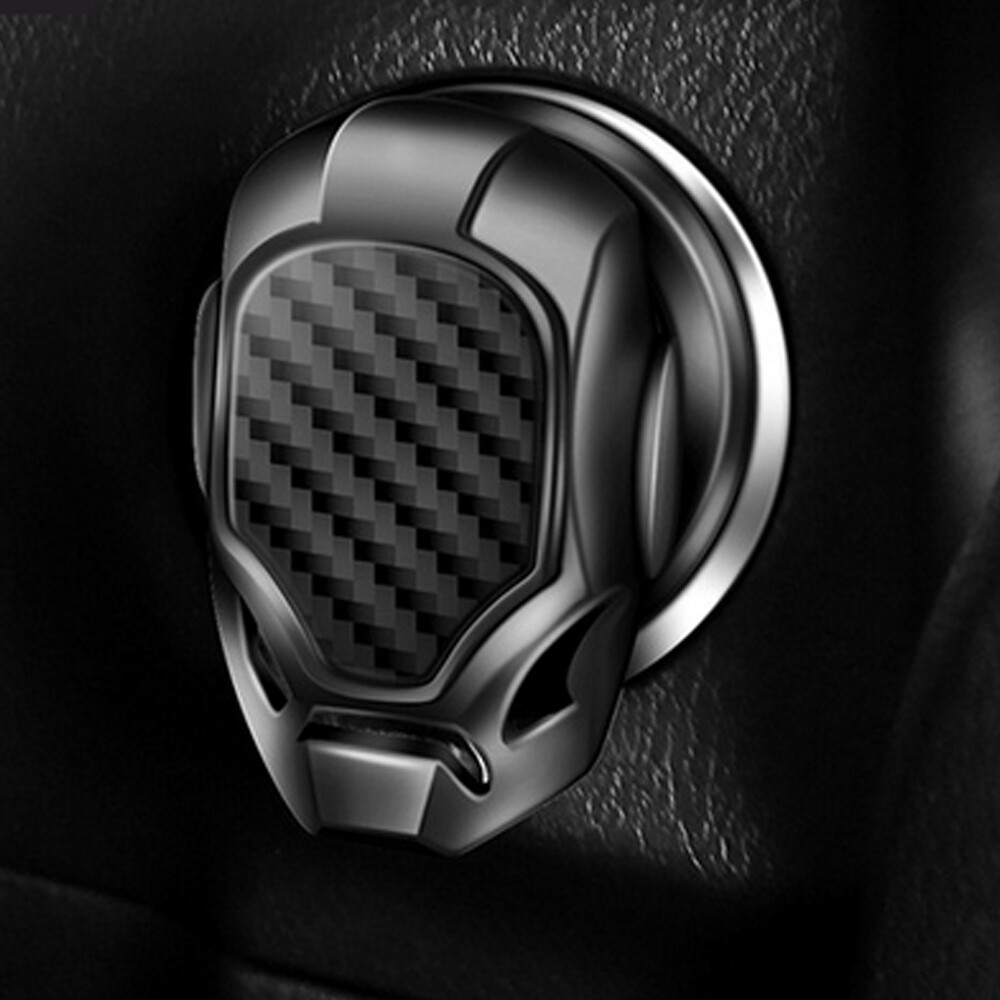 Car Engine Start Stop Push Button Switch Trim Cover Cap-Accessories Universal