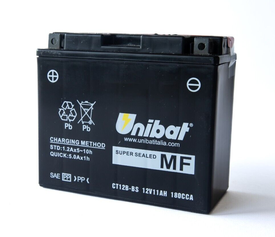 DUCATI STREETFIGHTER 848 2008-13 AGM BATTERY OEM REPLACEMENT EXCEED YT12B-BS