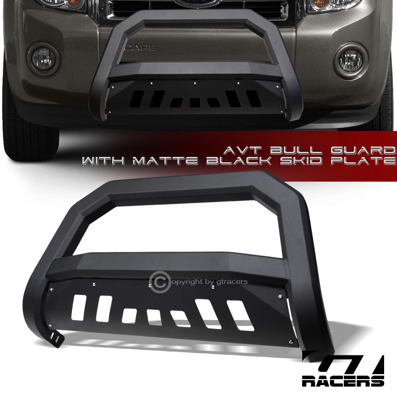 For 2008-2012 Escape/Tribute Matte Black AVT Edge Bull Bar Brush Bumper Guard