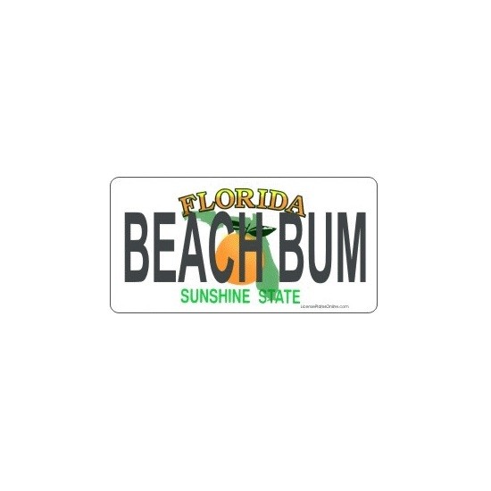 Design It Yourself Custom Florida Plate – FL1