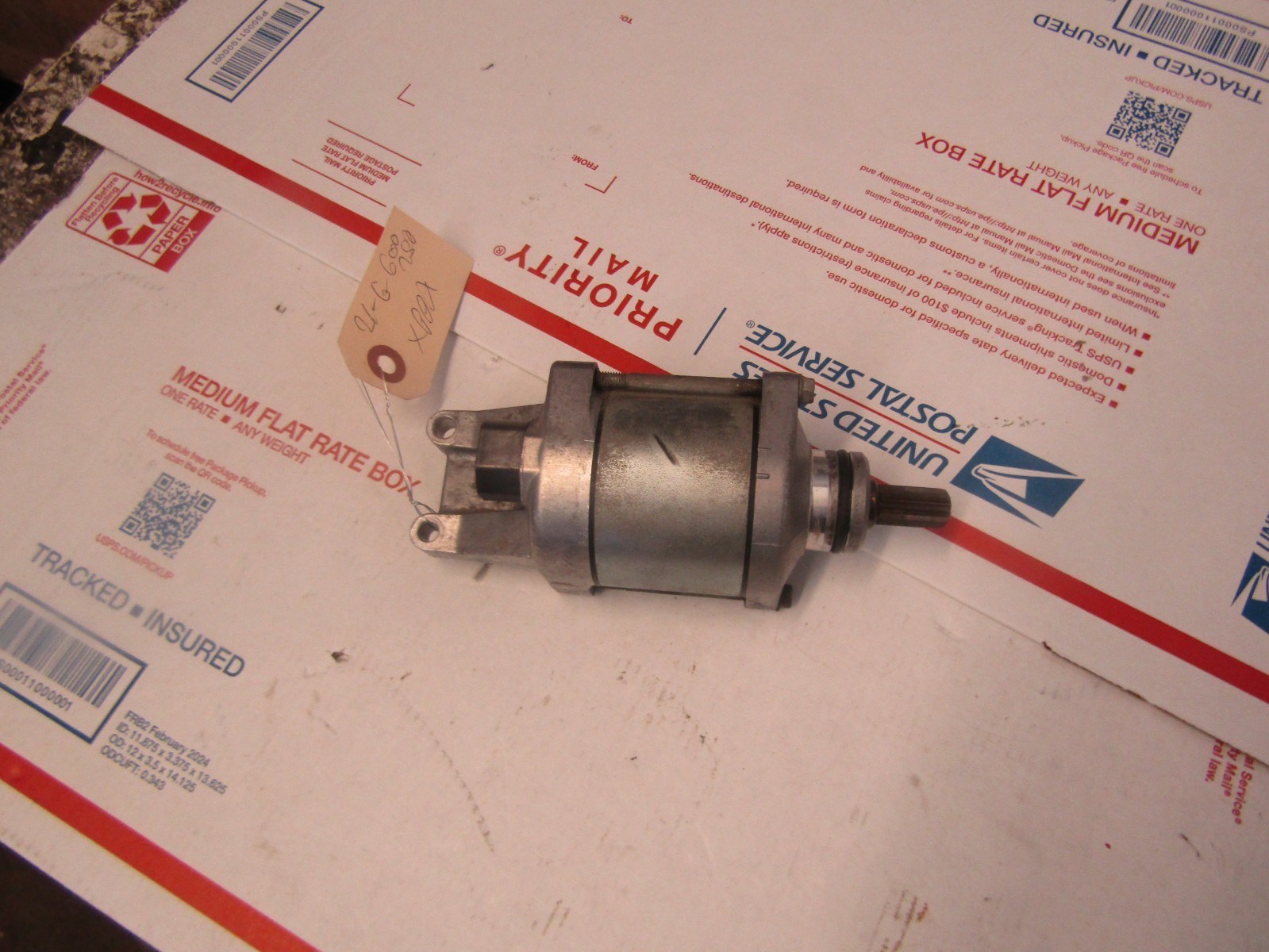 11-24 SUZUKI GSXR 600 750 ENGINE STARTING STARTER MOTOR -DC 12V