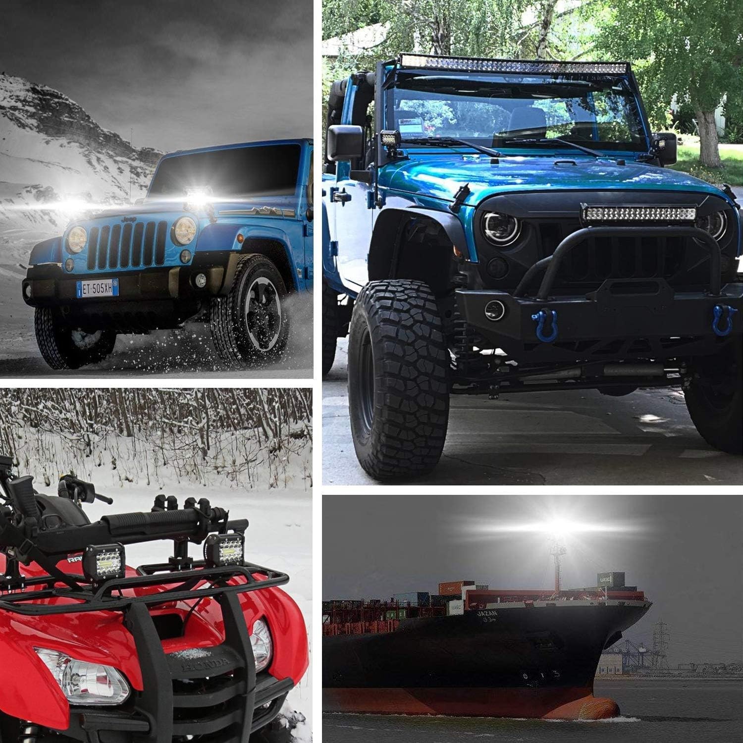 Expand Your Visibility: 4 Inch 120W LED Light Bar with 50,000 Hours Lifespan