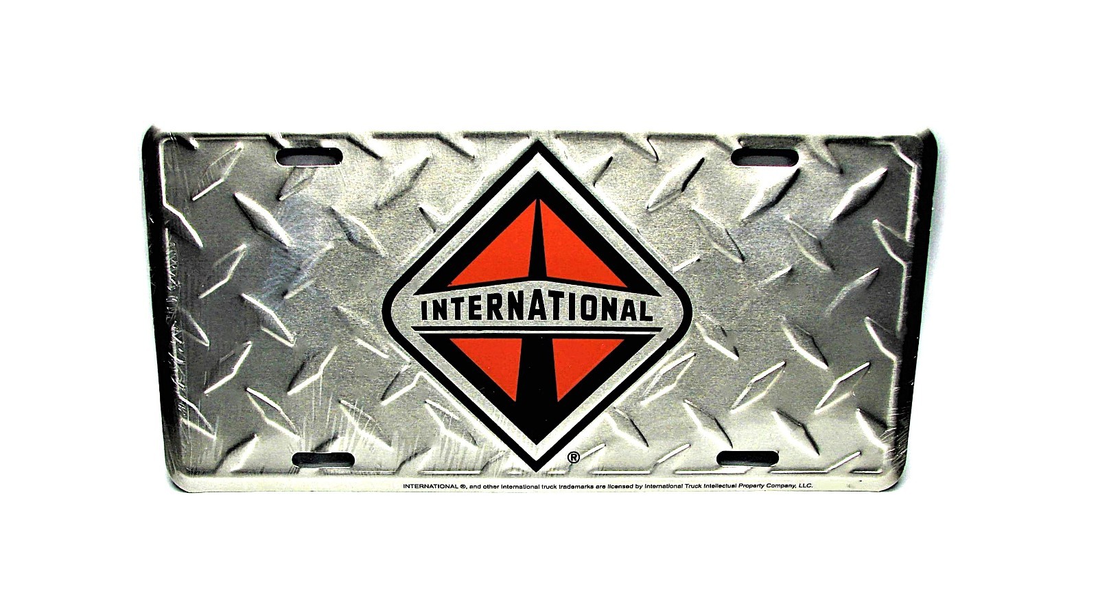 licensed HI INTERNATIONAL HARVESTER 3D EMBOSSED METAL CAR NOVELTY LICENSE PLATE