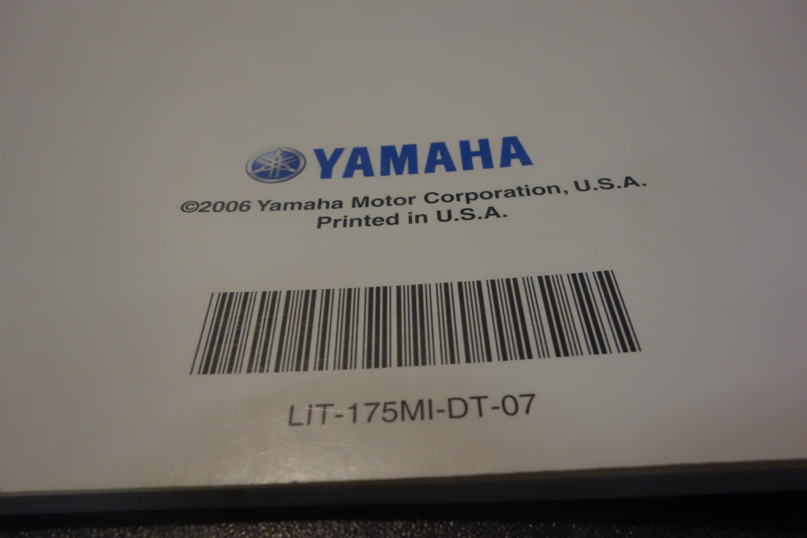 2007 Yamaha Off Road Motorcycle Technical Update Service Manual lit-175mi-dt-07