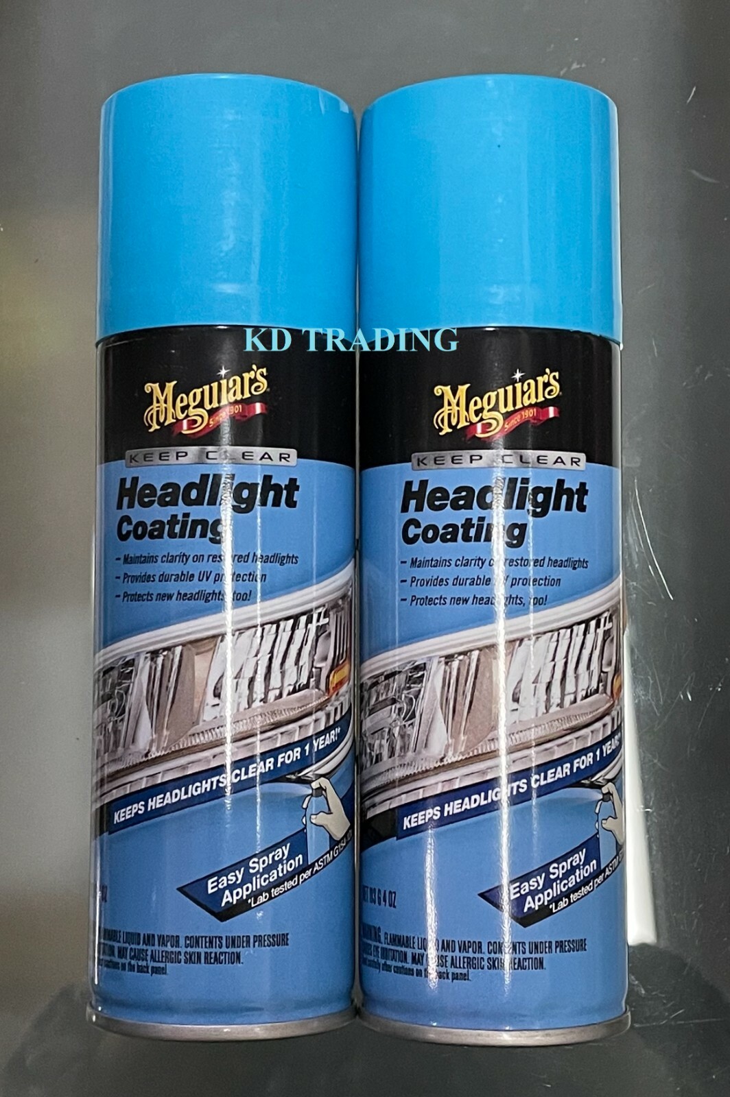 2-Pk~ Meguiar’s Car HEADLIGHT COATING UV Protection Easy Spray ~ Last for 1-Year