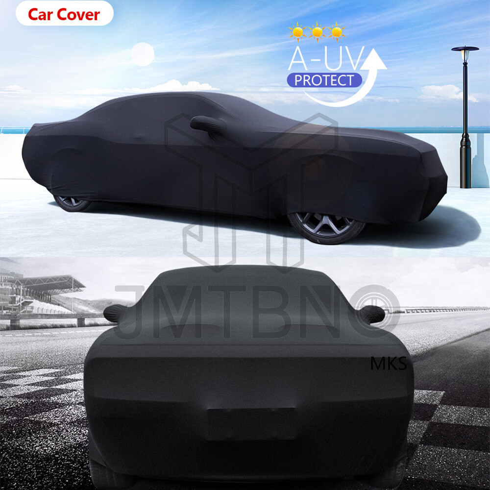 For Porsche 911 Carrera GTS Black Indoor w/Bag Stretch Stretch Car Full Cover US