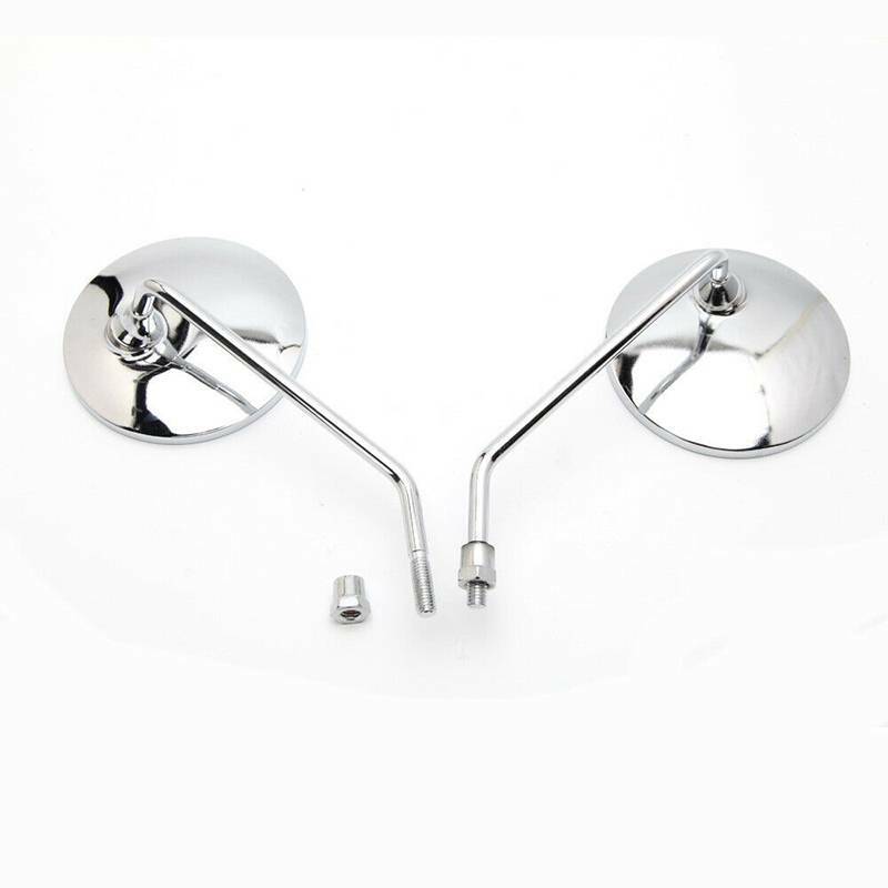 Chrome Round Rearview Side Mirror for Motorcycle10mm/M10 Honda 1977-1978 CB750F2