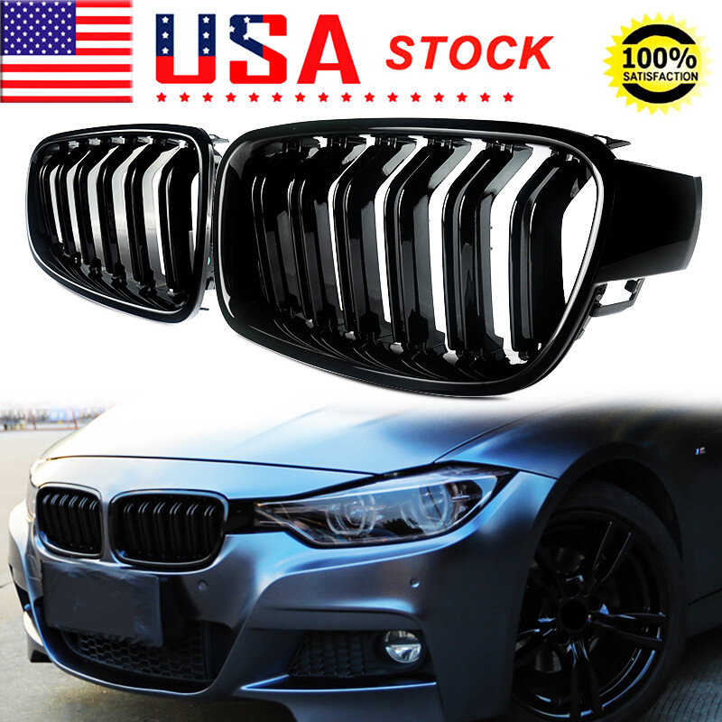 M3 Style Front Kidney Grilles Painted For BMW F30 F31 320i 325i 328i 330i 2012+