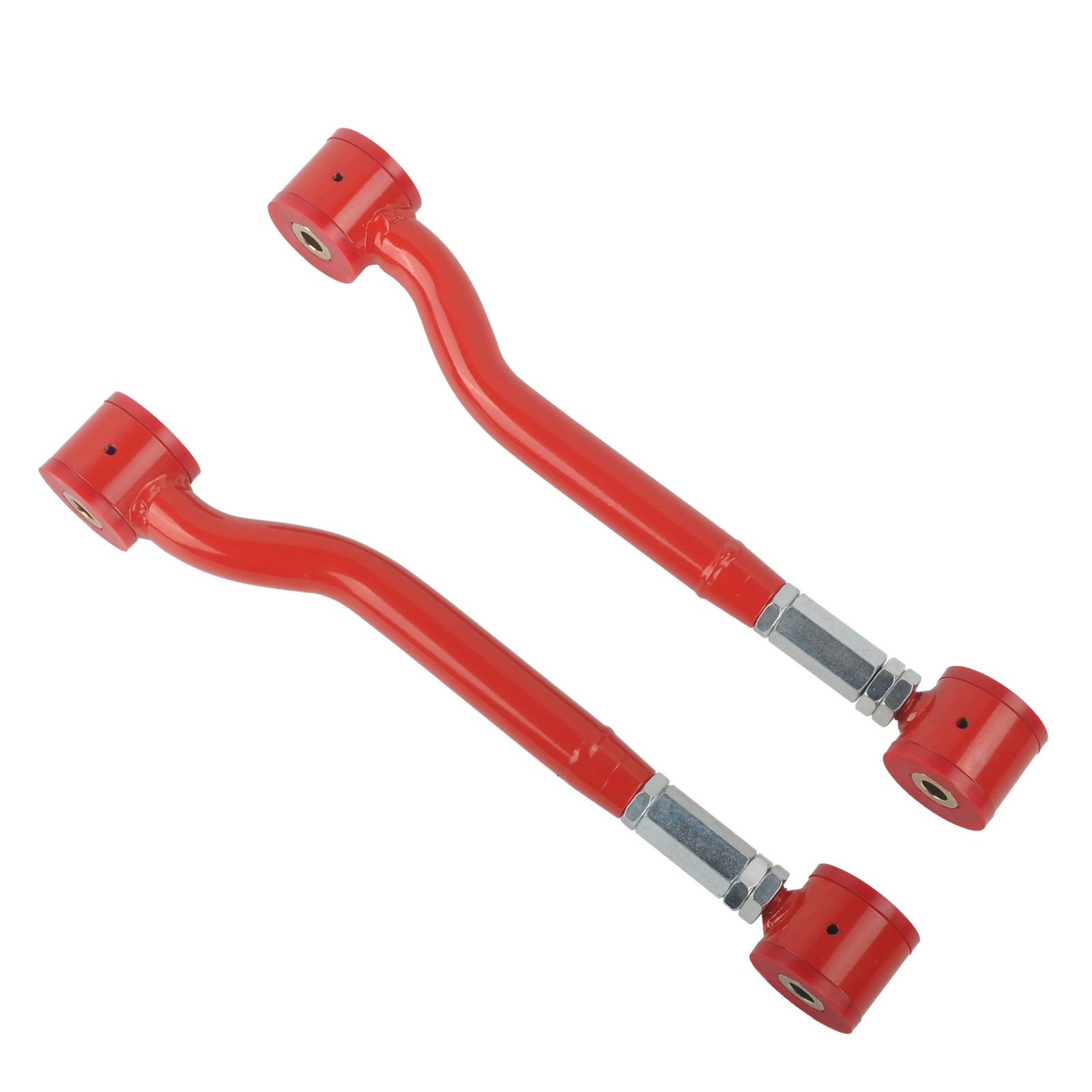 For 2000-2006 GM SUV Red Adjustable Rear Upper Control Arms & Rear Track Bar