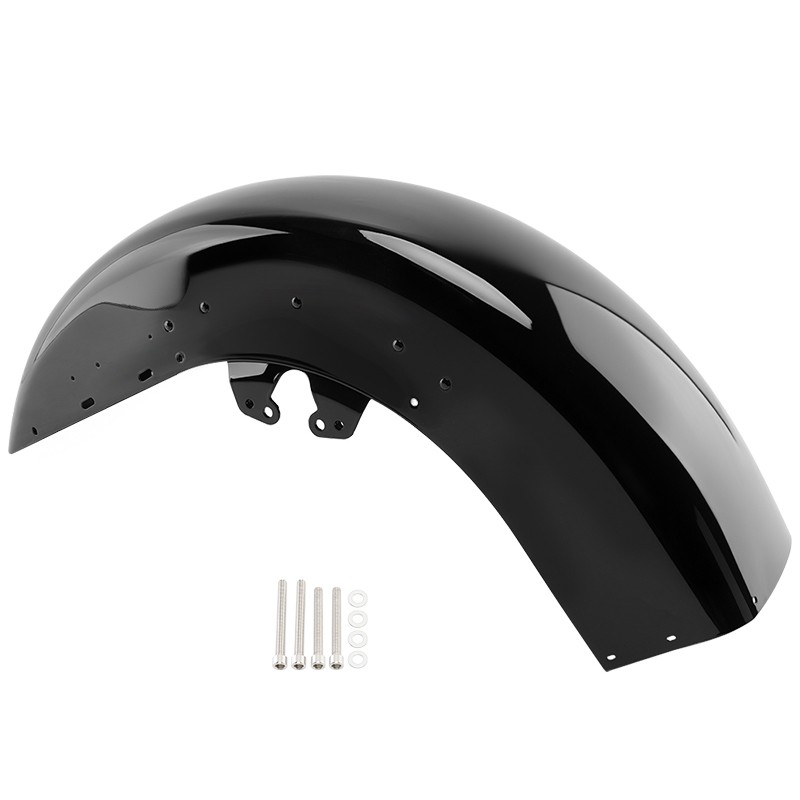 Vivid Black Front Fender For Harley Street Electra Glide Ultra Classic 2014-Up