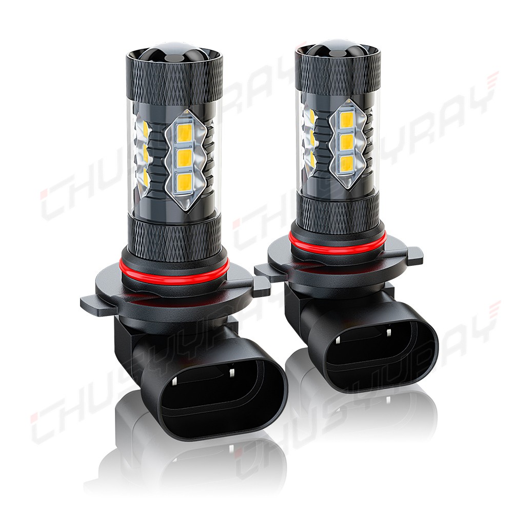 9005 LED Car Fog/Driving Light 3500K Amber 80W Bulbs For Toyota Tundra 2007-2013