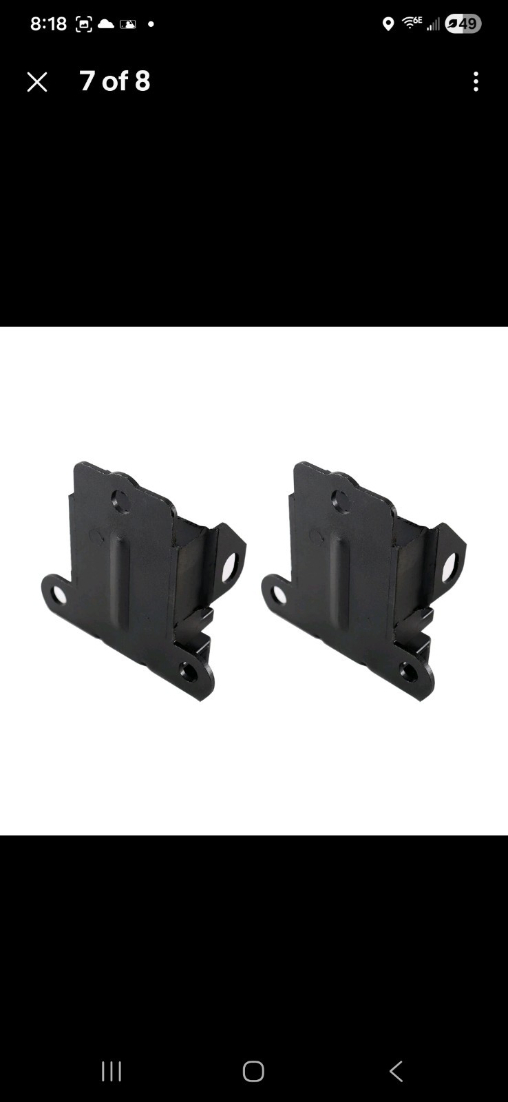 2pcs Engine Motor Mount Kit For 1957-1973 Chevy 230 235 283 307 327 350 Engine