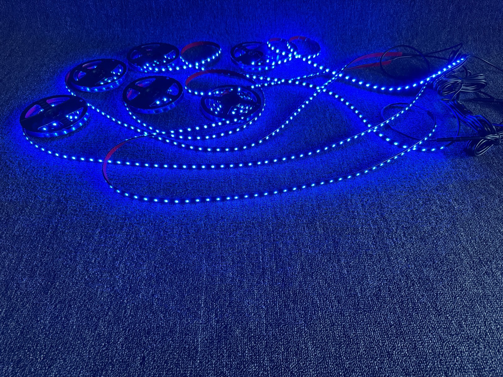 12PCS 4FT Clear IP65 Flexible LED CHASING Light Strips For Polaris Slingshot NEW