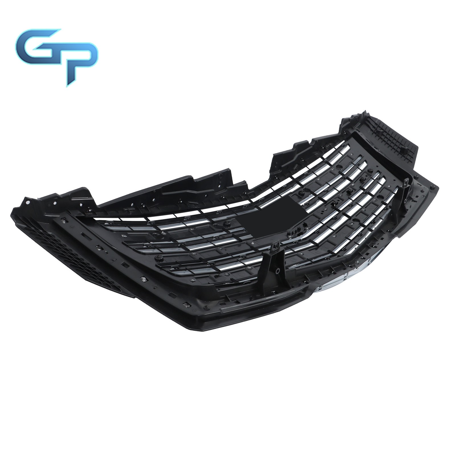 Front Bumper Grille Without Camera Hole For Cadillac Escalade 15-20 Silvery Grey