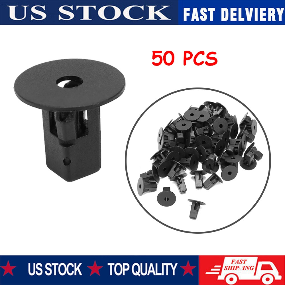 50 Pcs Clips 90189-06065 Fender Liner Screw Grommets For Toyota Tacoma Tundra US