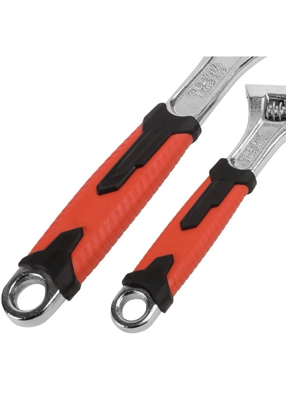 Adjustable Wrench Spanner – [1 Pair] 8 & 12 Inch, Vanadium Steel Automotive Tool