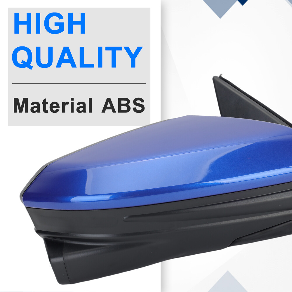 Blue Right Passenger Side Mirror 11Pin Heated Camera For Honda Civic 2016-2020