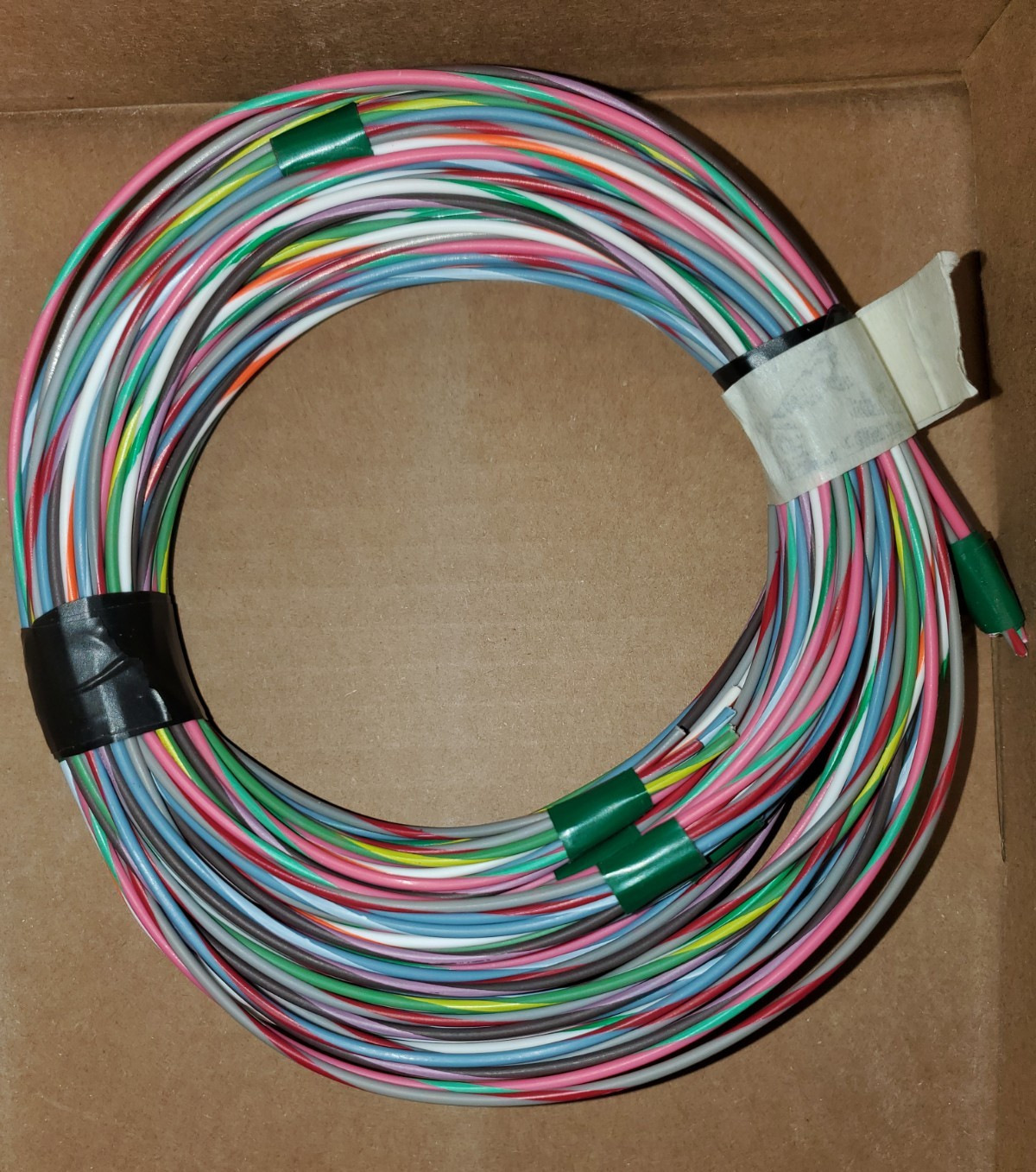 20AWG TXL AUTO WIRE STRIPED Assortment 100 feet (10) 10 ft. sections Pure Copper