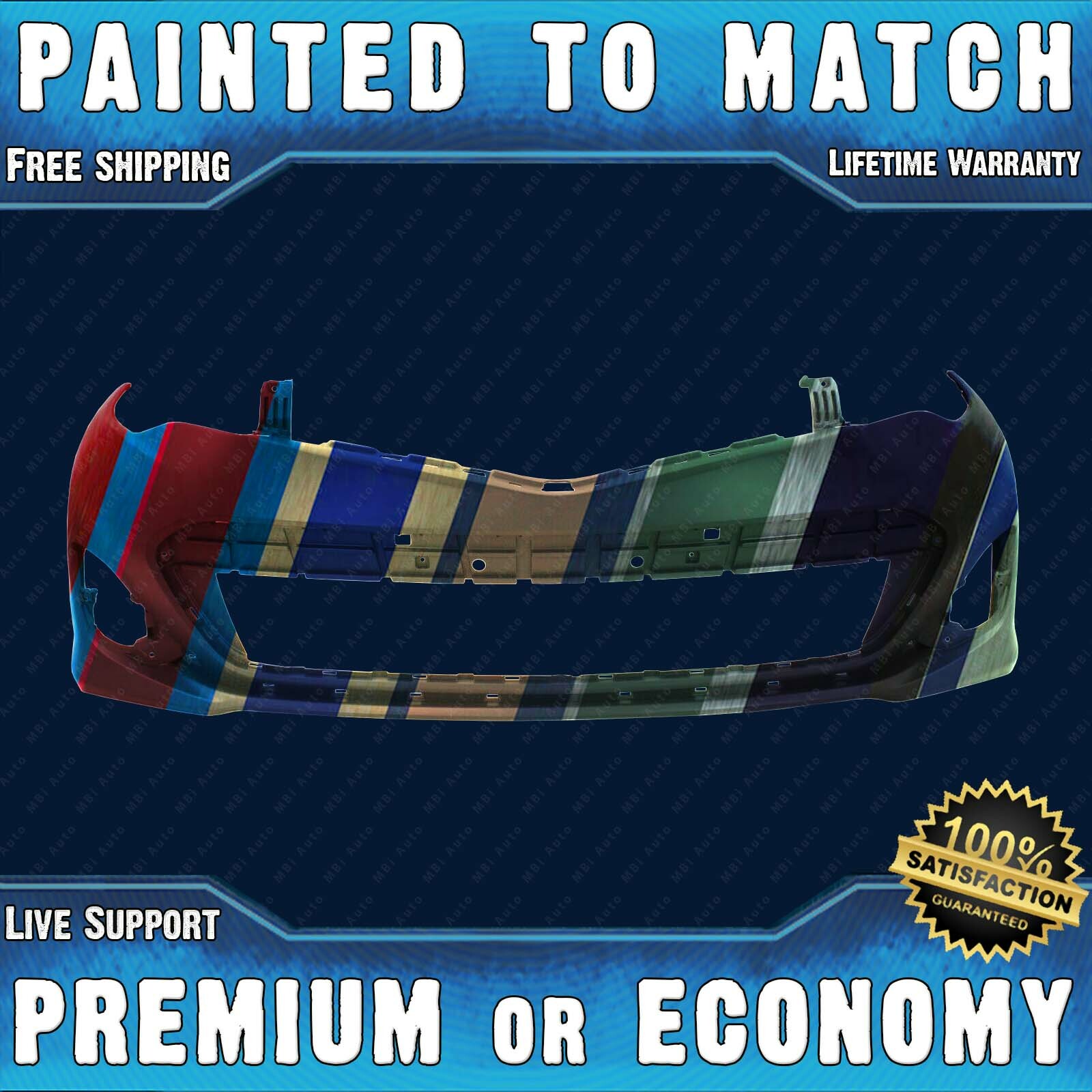 NEW Painted To Match Front Bumper for 2013 2014 2015 Toyota Avalon Sedan/Hybrid
