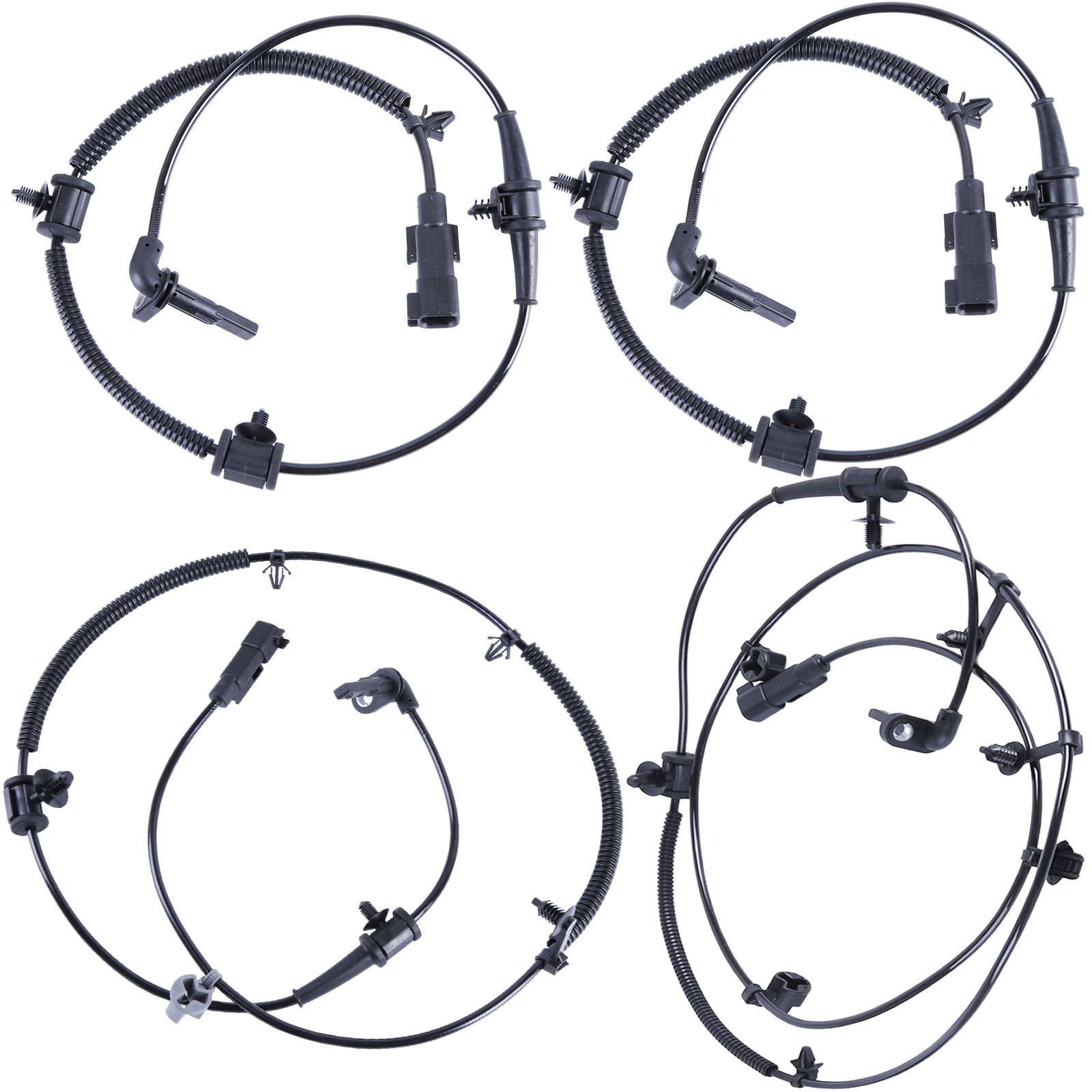 4X ABS Wheel Speed Sensor Kit Front & Rear For Chevrolet Impala Malibu 2013-2018