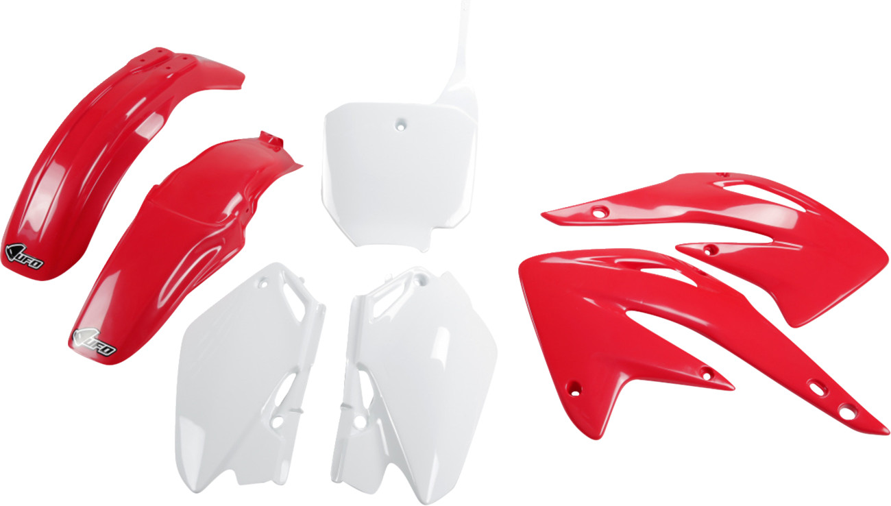 UFO Replacement Body Kit Replacement Red White Honda CR80 CR80R 1996-2002