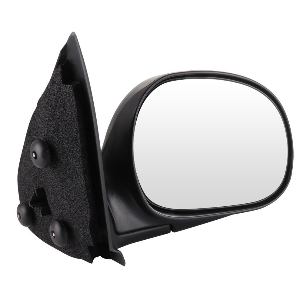Right Passenger Side View Black Mirror For 1997-2004 Ford F-150 Manual Fold