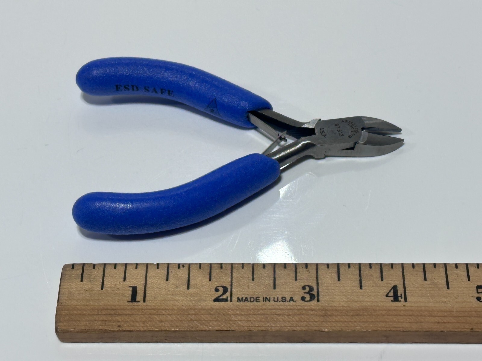 NOS Armstrong Tools USA Mini Blue CUSHION GRIP Diagonal Cutters Pliers, ESD Safe
