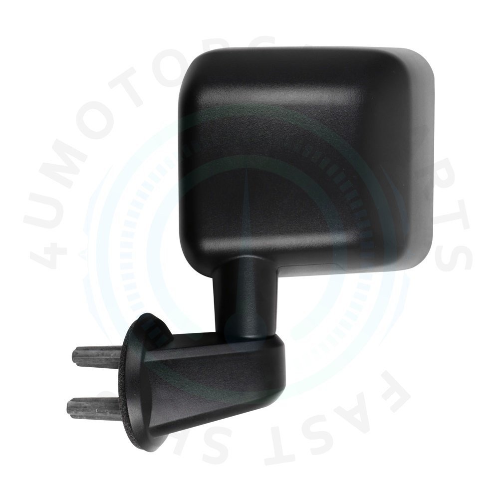 Front Left Side Mirror Manual Fold Black Smooth For 2007-17 Jeep Wrangler