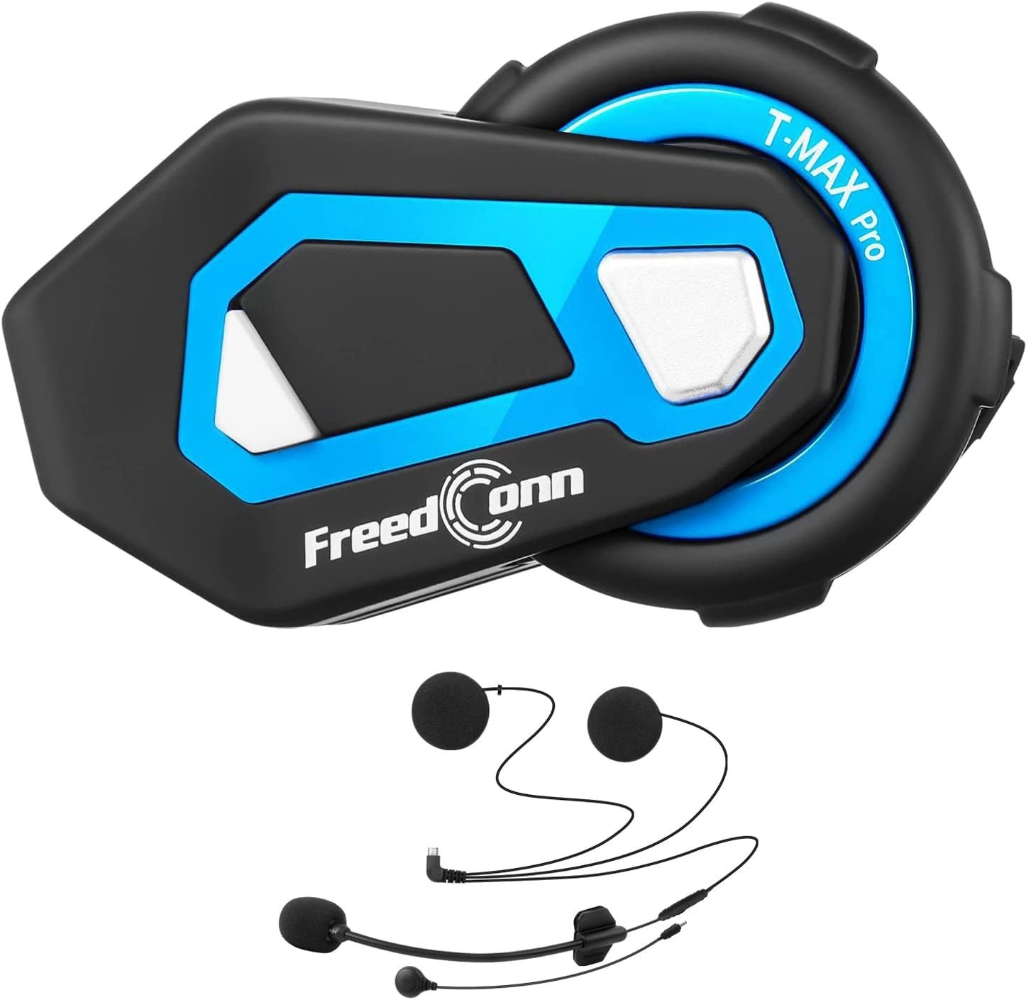 T-Max Pro Motorcycle Bluetooth 5.0 Helmet Mesh 3.0 Intercom 1200m 6 Riders