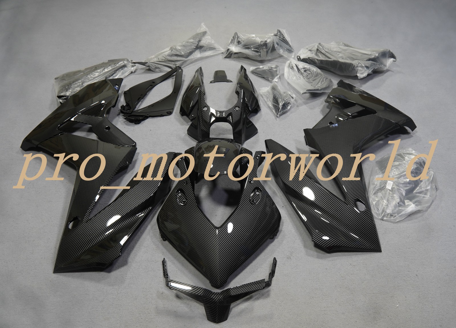 Black Carbon Fiber Fairing Kit For Honda CBR650R 2024-2025 ABS Injection Molding