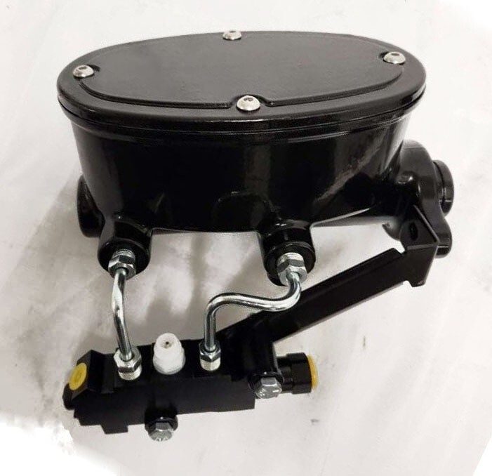 Oval Tandem Black Out 1-1/8″ Bore Master Cylinder Disc Disc Proportioning Valve