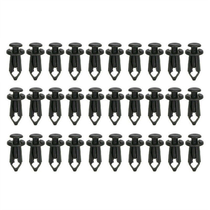 190Pcs Car Clips for Hole Plastic Rivets Retainer Fender Push Pin Fastener Bumpe