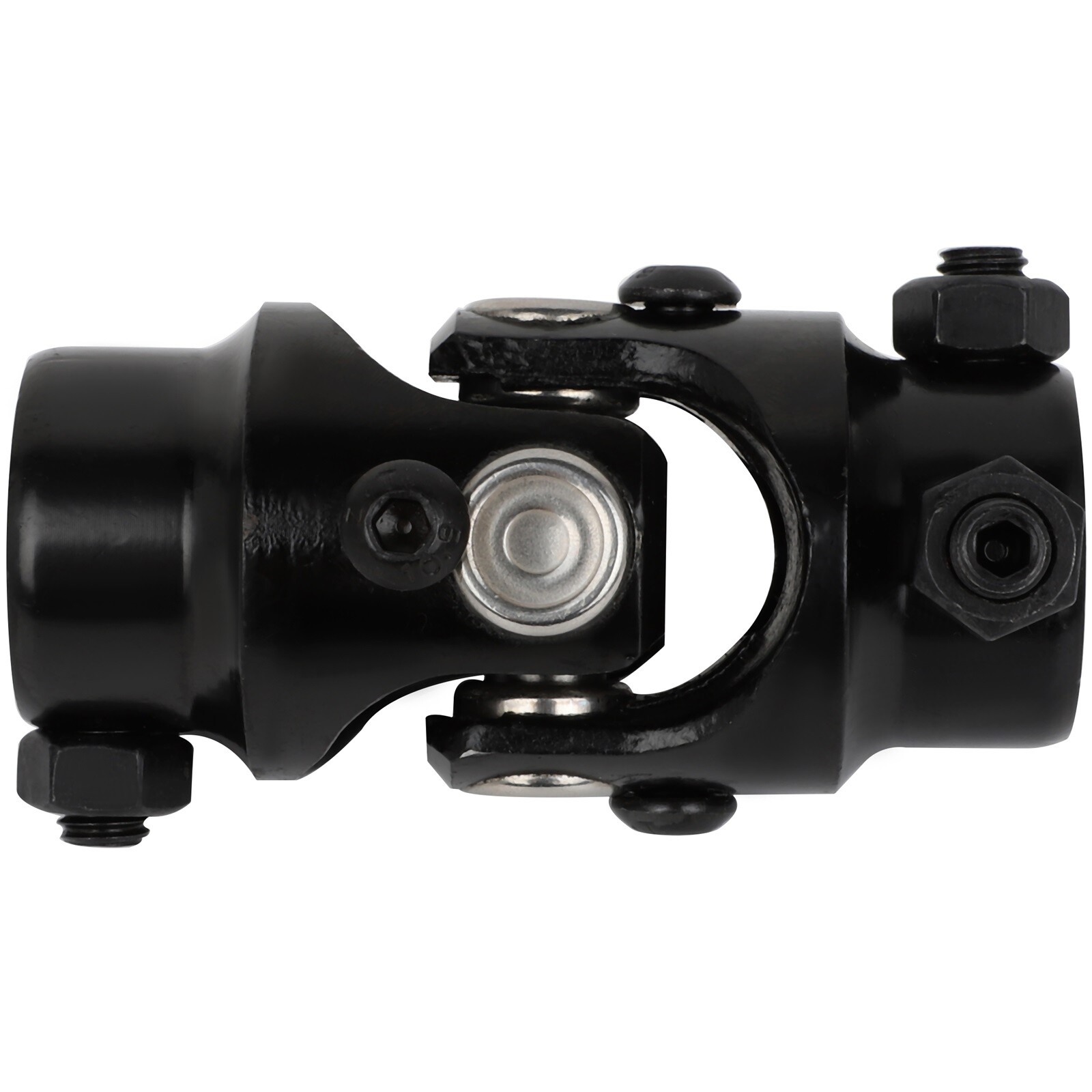 New 3/4″ DD X 3/4″ DD Universal Steering U Joint Single Shaft Coupler Black