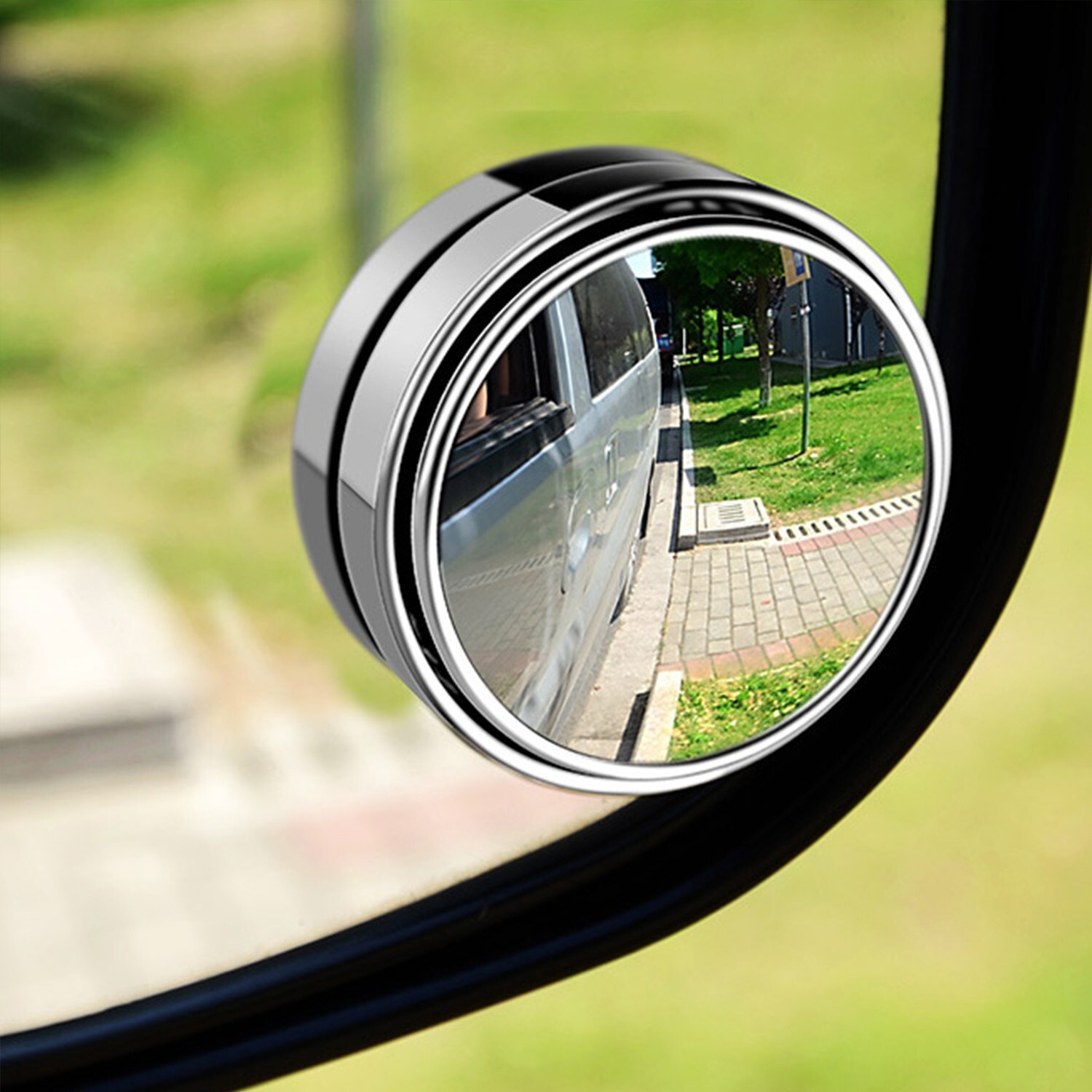 6x Blind Spot Mirrors Round HD Glass Convex 360° Side Small Rear View for Car