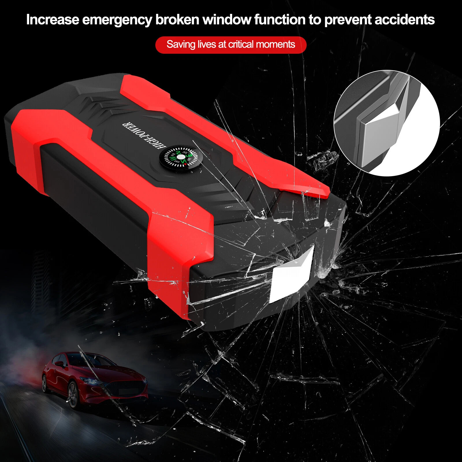 100000mAh Car Jump Starter Booster Jumper Box Power Bank Battery Charger
