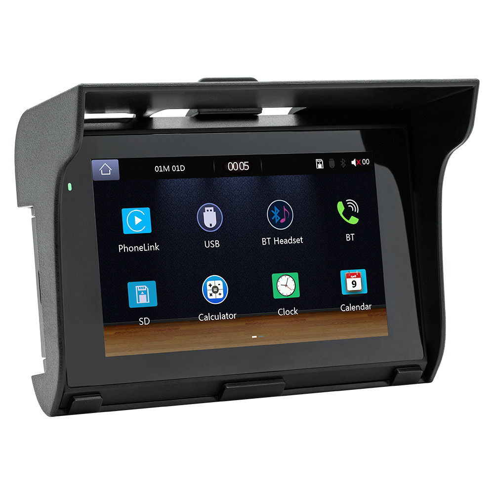 Motorcycle Radio MP5 Player GPS Navigator Portable Wireless Android Auto Carplay