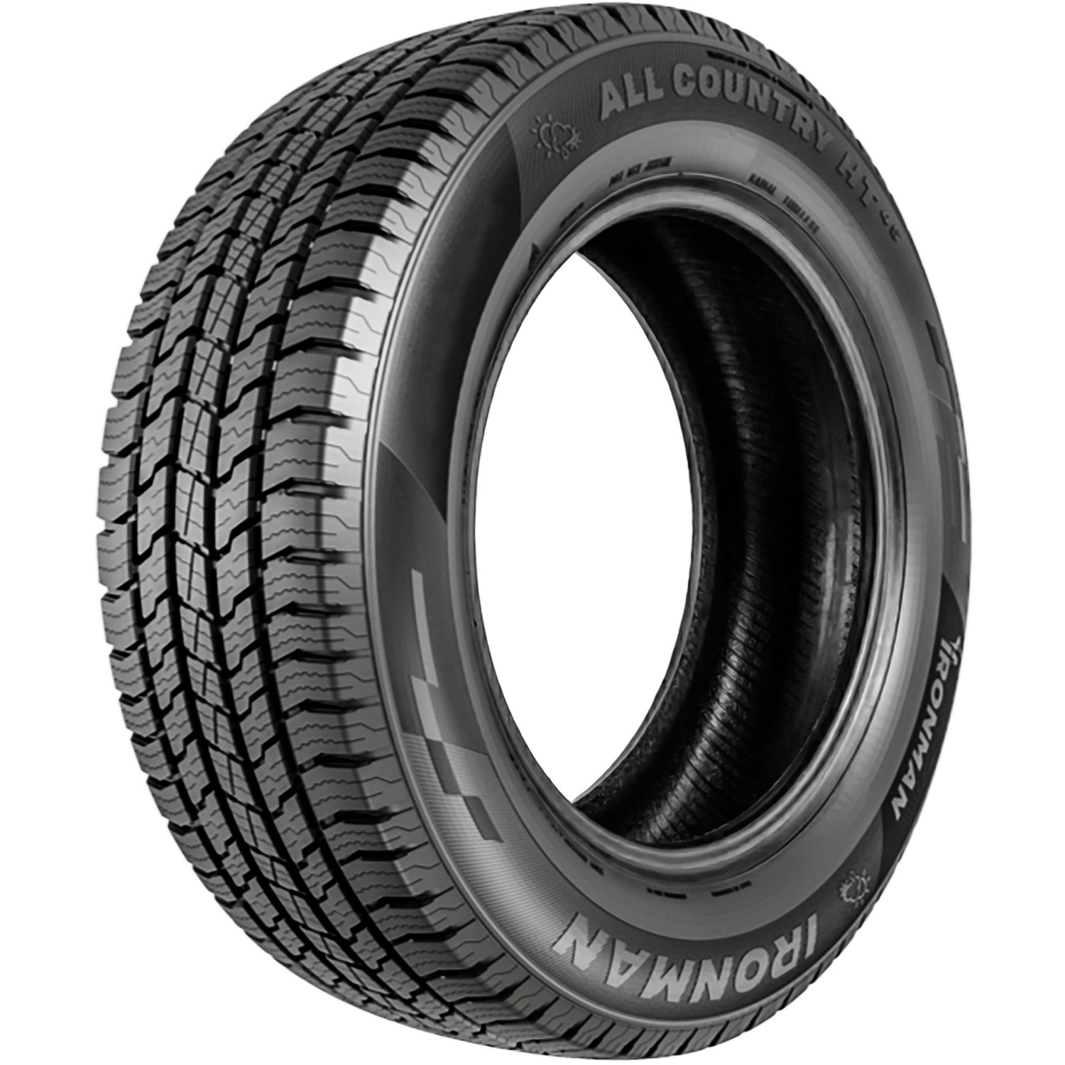 Ironman All Country HT 4S 225/55R19 99V A/W Tire 55k Mi Warranty 600AB