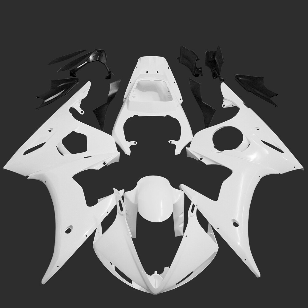 Unpainted White Fairing Kit For Yamaha YZF R6 2005 Injection Molded Bodywork Set
