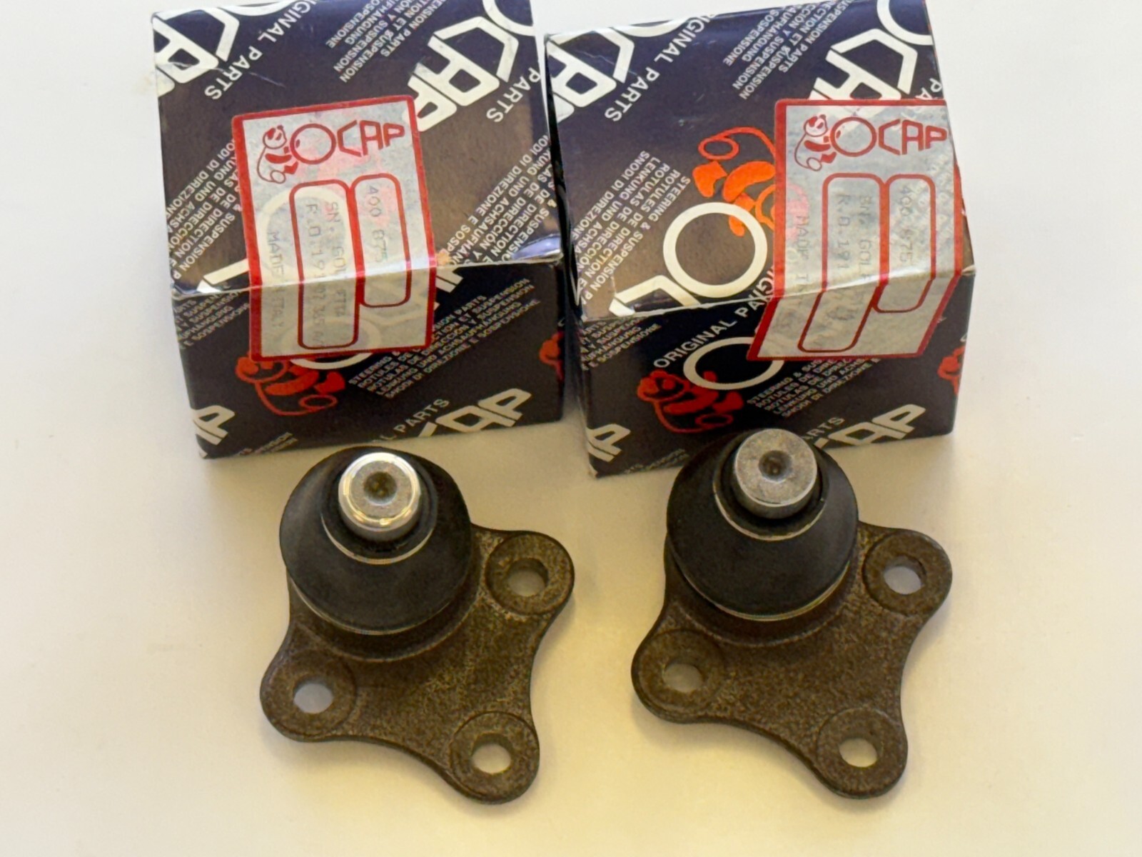 PAIR OF TWO – OCAP 400875 Ball Joint for Volkswagen 191407365A – Made in Italy