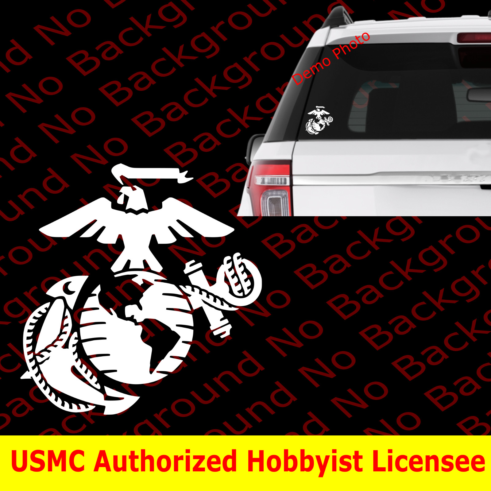 USMC EGA Vinyl Decal United States Marine Corps Marines Eagle Globe Anchor AY012